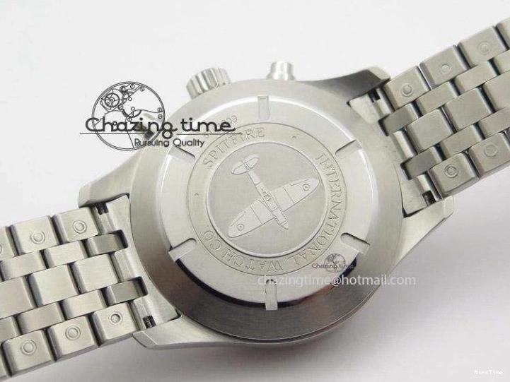 MIROTIME 0305 Pilot Spitfire Chrono ZF Best Edition Gray Dial On SS Bracelet A WrinkleFree 7357